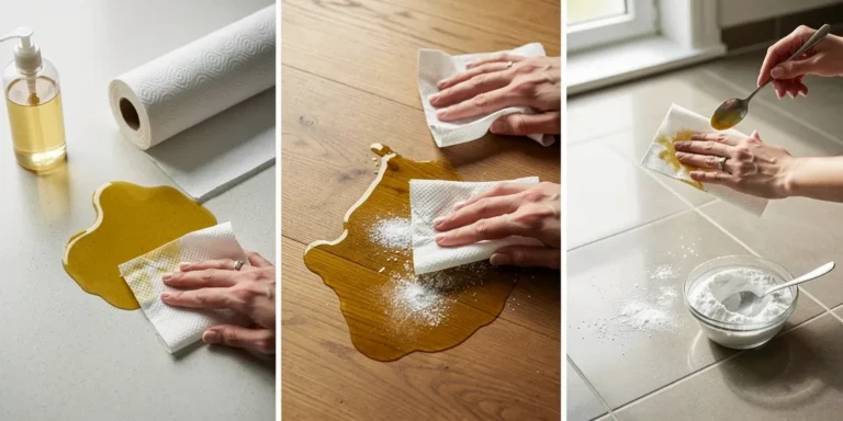 comment nettoyer de l'huile