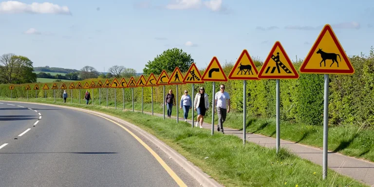 les panneaux de danger et leur signification