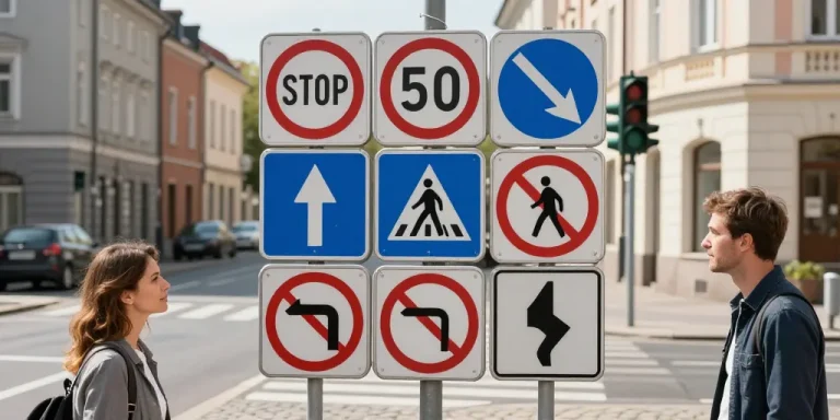panneaux de la route signification