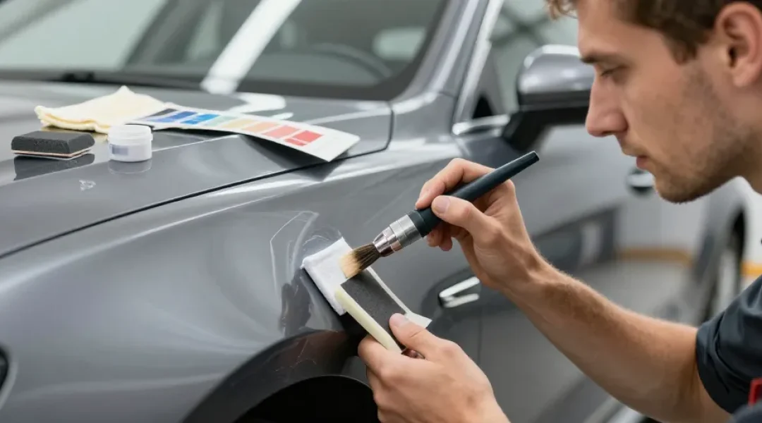 comment faire une retouche de peinture sur voiture