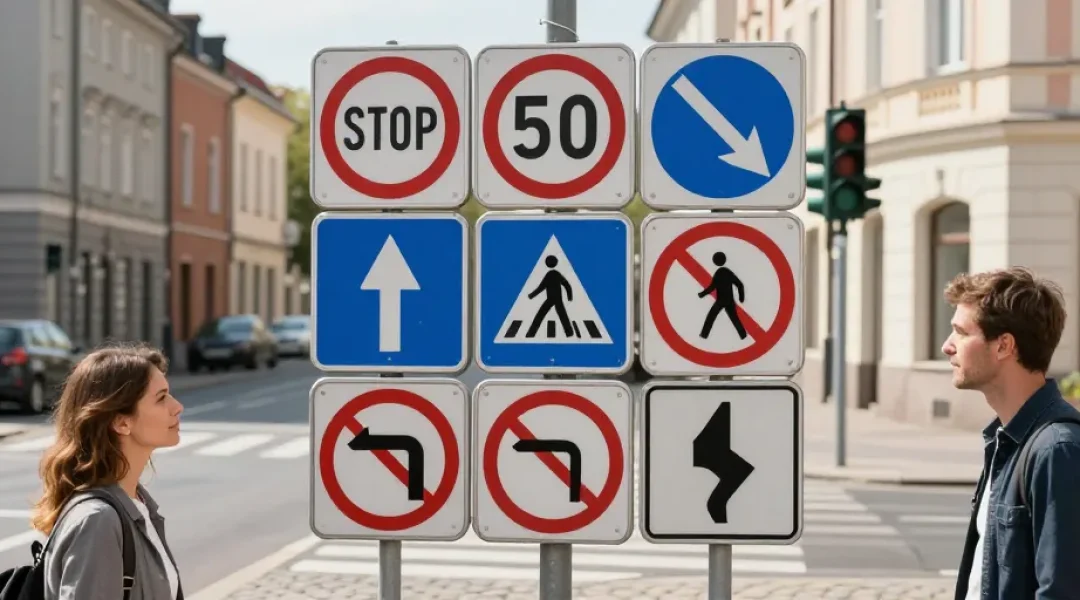 panneaux de la route signification