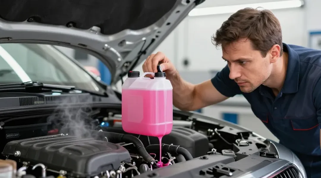 problème liquide de refroidissement