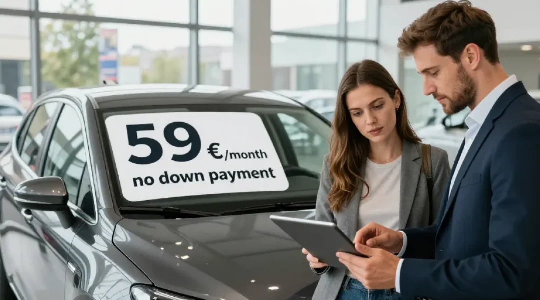 voiture 59 euros par mois sans apport